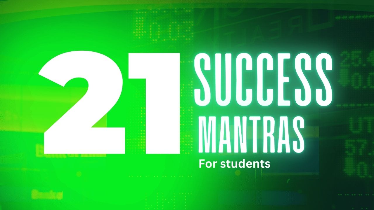 success mantras for students